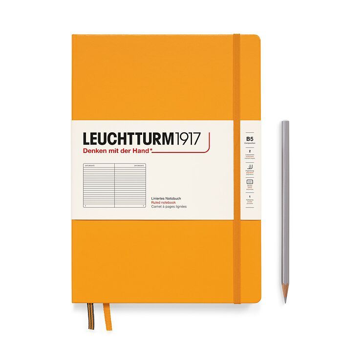 LEUCHTTURM1917 Notebook Ruled Hardcover B5 Rising Sun